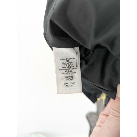 Women's J. Crew Quilted Down Herringbone Puffer Vest, Black & White, Small - Picture 7 of 7